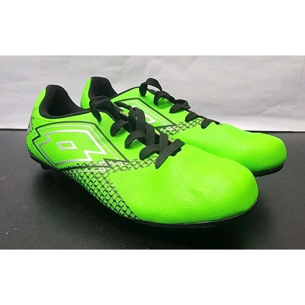 Lotto Forza Elite 3 JR Youth Soccer Cleats Size 6 Neon Lime Green Black